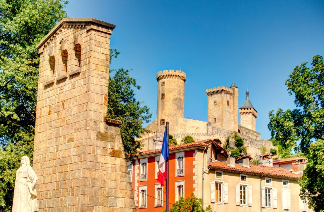 Le château de Foix en Ariège